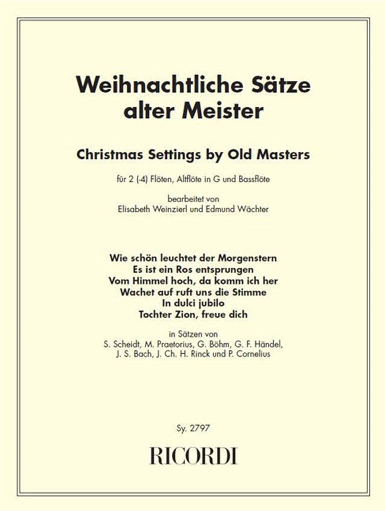 Weihnachtliche Sätze alter Meister